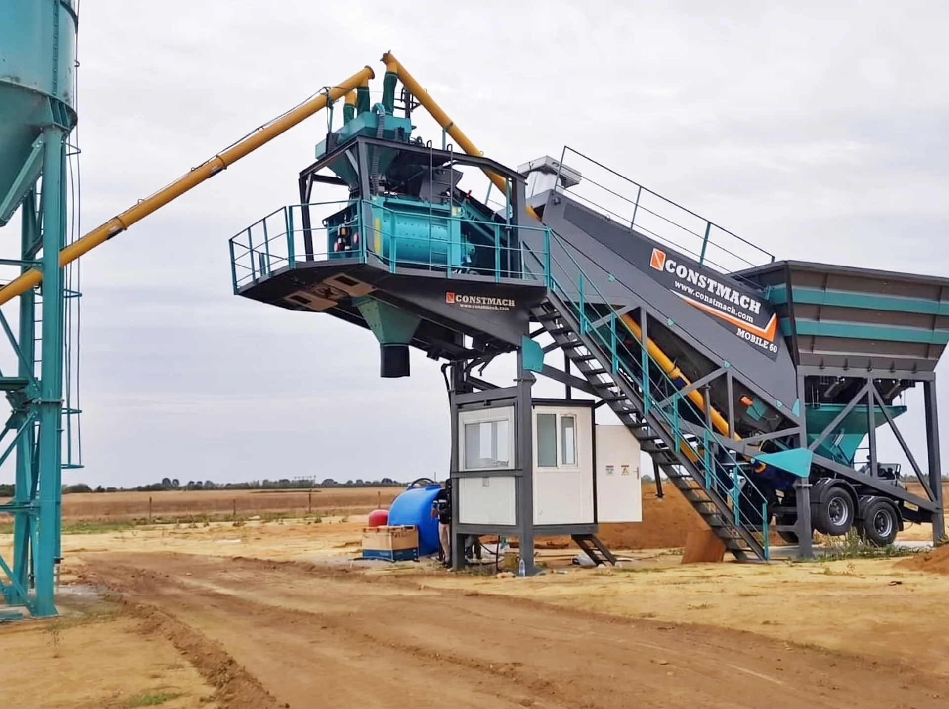 MOBILE 60 / Betonmischanlage — Romania Installationsreferenz
