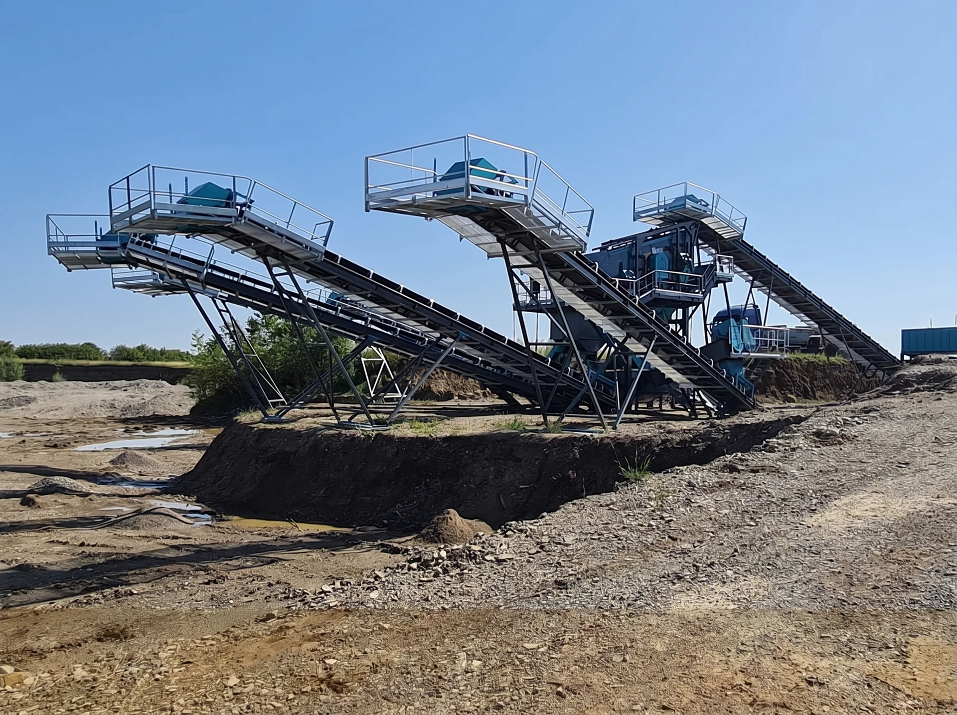 SIEB- UND WASCHANLAGE — Romania Installationsreferenz