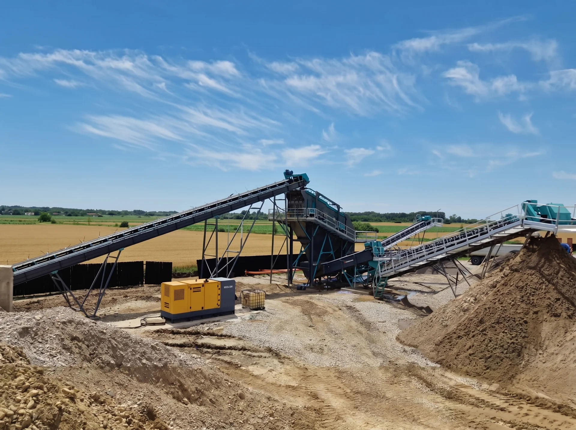 SIEB- UND WASCHANLAGE — Romania Installationsreferenz