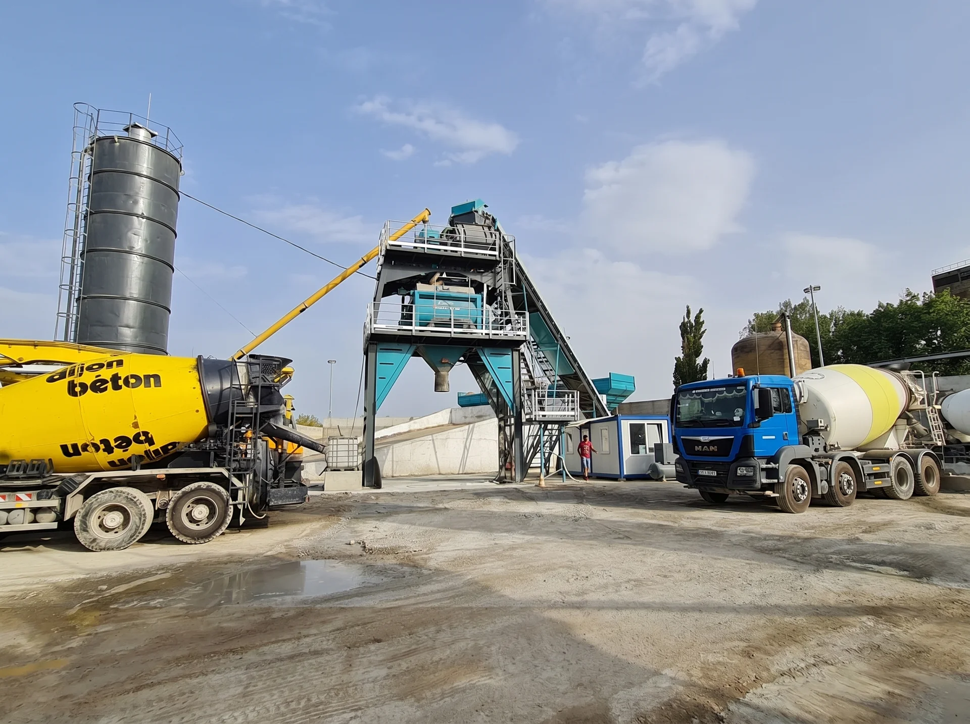 STATIONARY 120 / BETONMISCHANLAGE — Rumänien Installationsreferenz