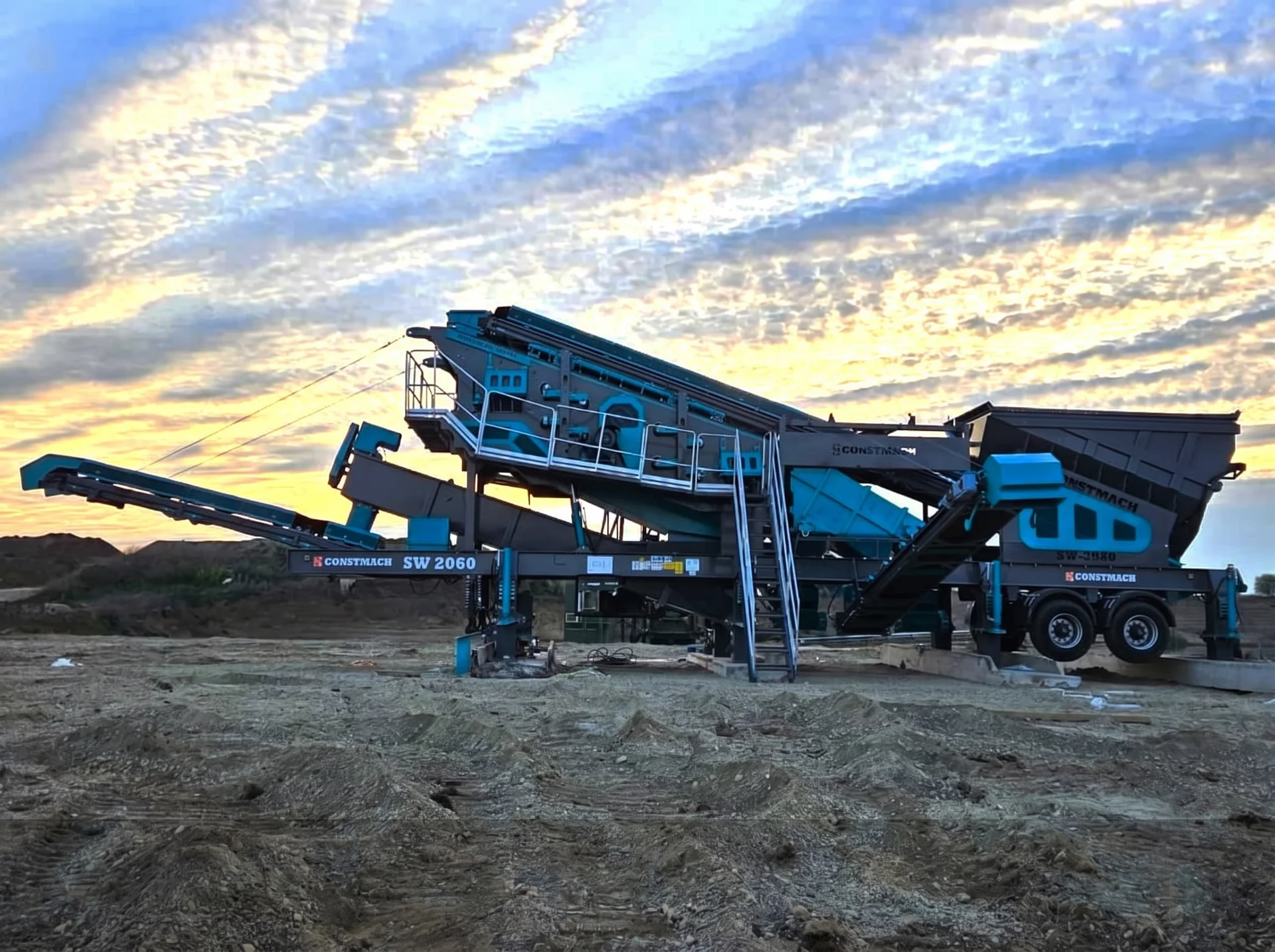 SW-2060 / MOBILE SIEB- & WASCHANLAGE — Romania Installationsreferenz