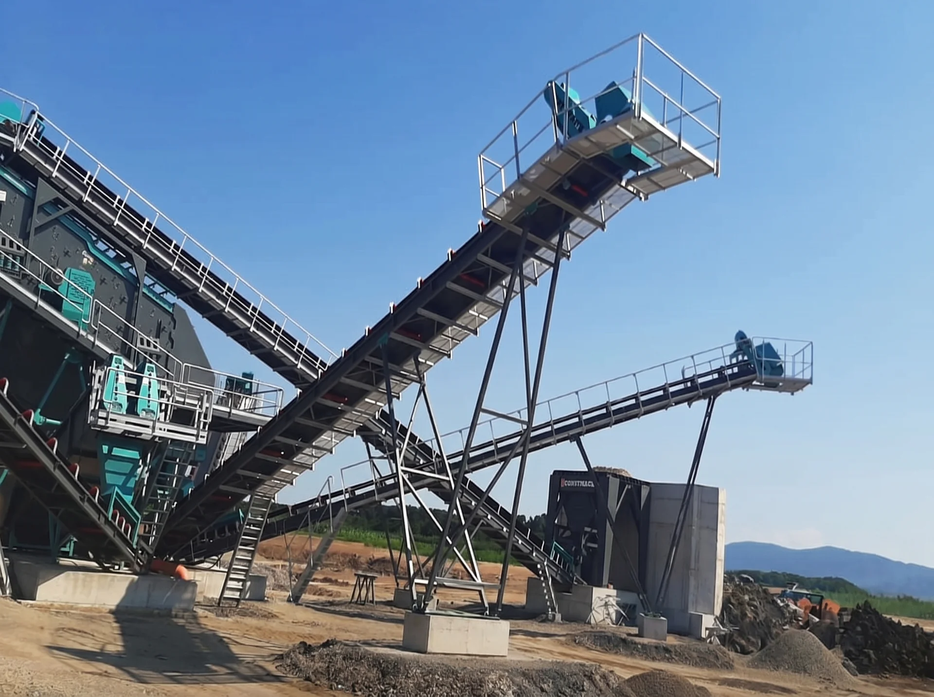 Sieb- und Waschanlage — Serbia Installationsreferenz