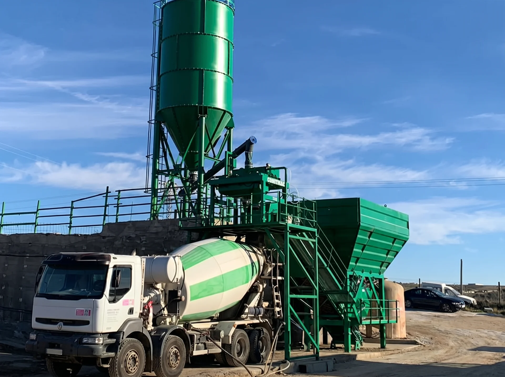 DRY MIX 60 / Betonmischanlage — Spain Installationsreferenz