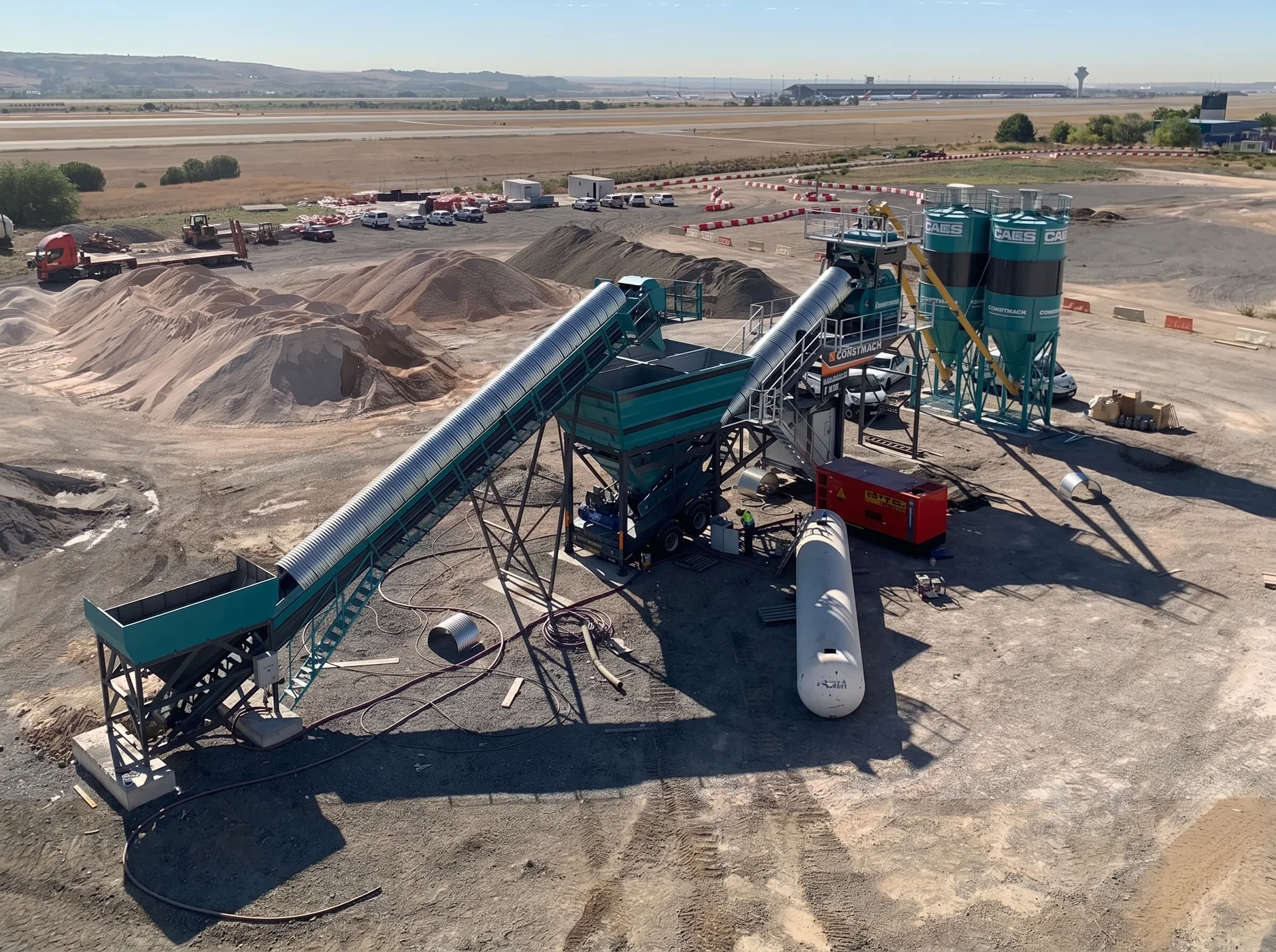 MOBILE 100 / BETONMISCHANLAGE — Spanien Installationsreferenz