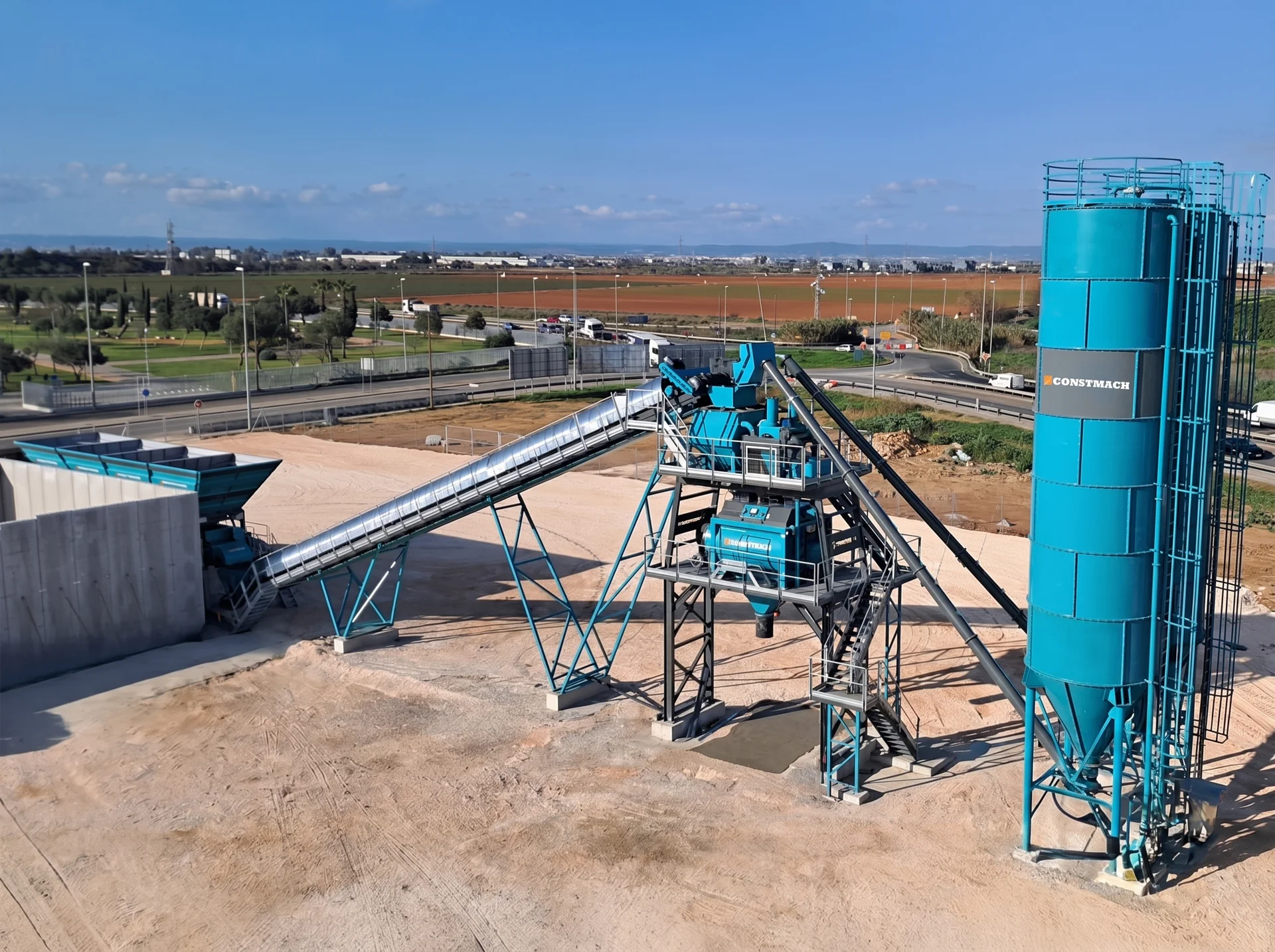 STATIONARY 120 / BETONMISCHANLAGE — Spain Installationsreferenz