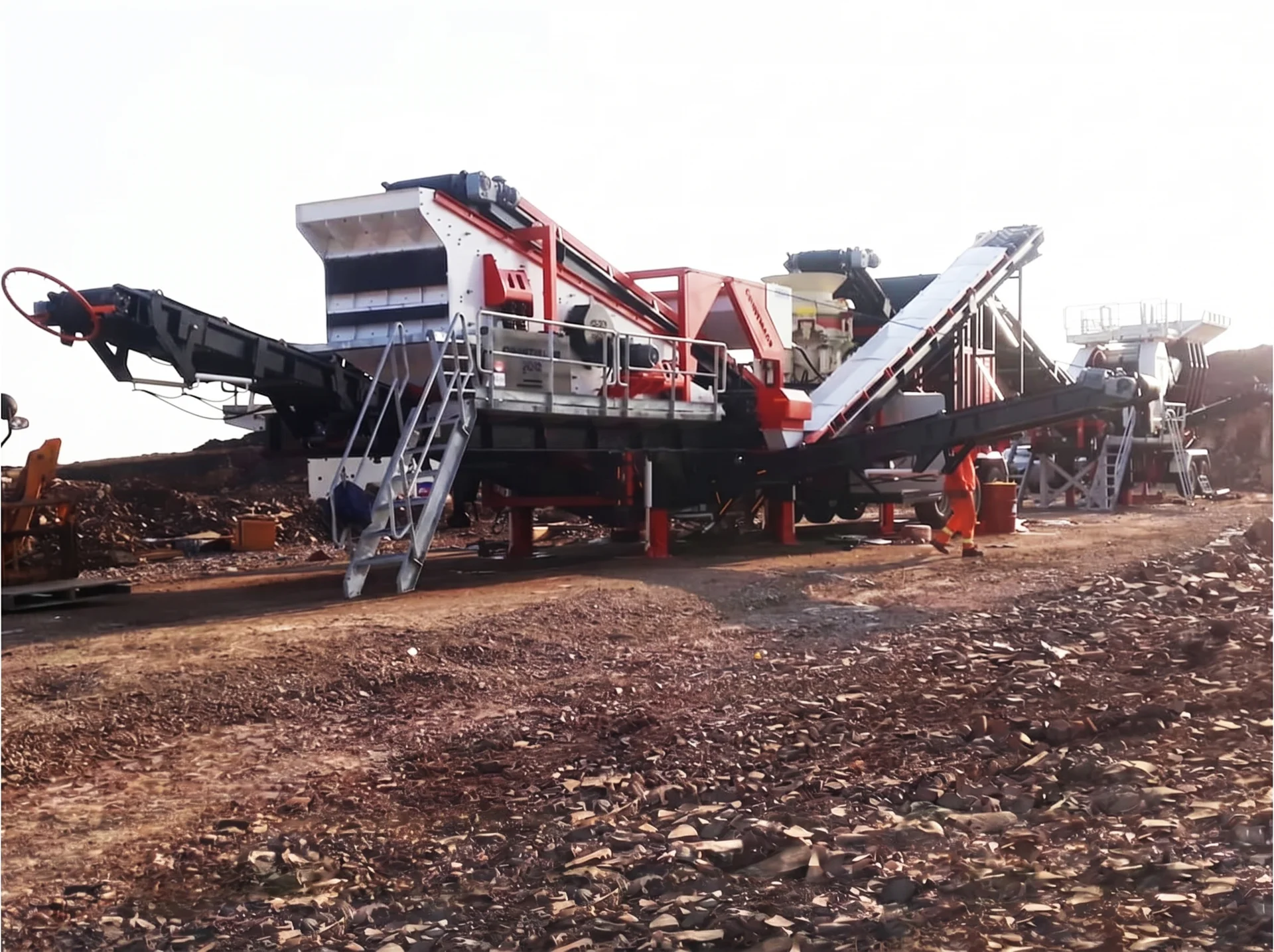 JC - 2 / MOBILE BRECH- UND SIEBANLAGE — Uruguay Installationsreferenz